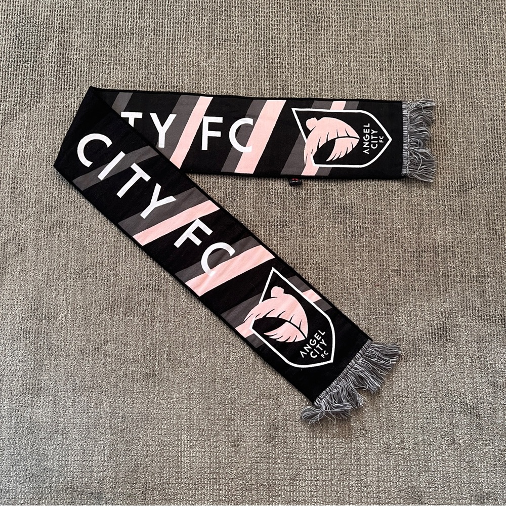 Angel City FC Black and Pink Scarf